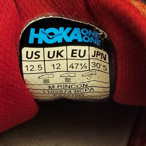 Hoka Running Shoes Men Rincon Trail Running Shoes - Picture 4 of 9